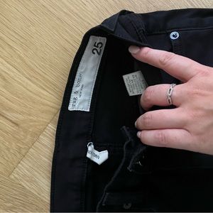 Rag & Bone skinny ankle high rise jeans